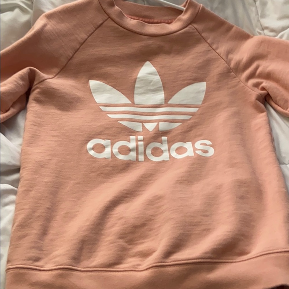 Adidas pink long sleeve